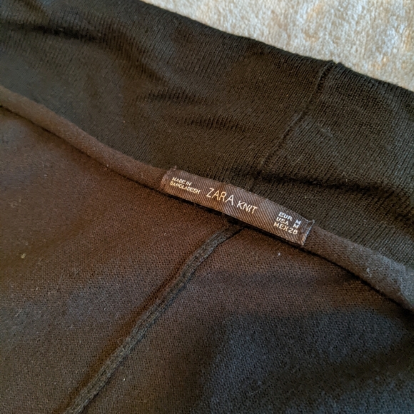 ZARA KNIT BATWING SLOUCHY WRAP CARDIGAN SWEATER - Picture 2 of 2